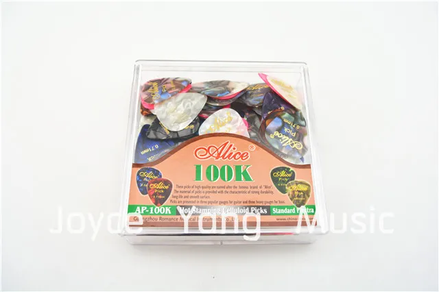 100 шт. медиаторы для акустической гитары в оригинальной коробке|pick post|guitar pick