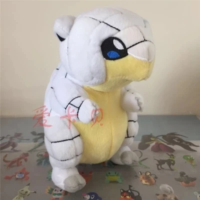 Sandshrew Подлинный Bulbasaur Squirtle Charmander LITTEN rowlet EEVEE Wobbuffet Celebi Mudkip ARCANINE плюшевая игрушка, прекрасный подарок - Цвет: Sandshrew