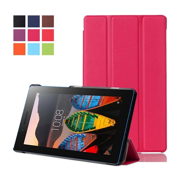 Роскошный чехол с магнитной подставкой из искусственной кожи для lenovo Tab 3 730F 730M 730X7