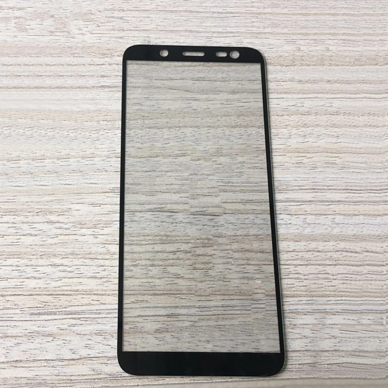 Защитная пленка KIYLCZXYCM Full coverage из закаленного стекла с покрытием 2.5D и твердостью 9H для Samsung Galaxy J6 J7 J8 2018, 5 шт. на упаковку.