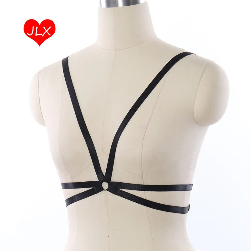 JLX. Портупея 90-х годов в стиле панк готический черный Фетиш портупея для тела