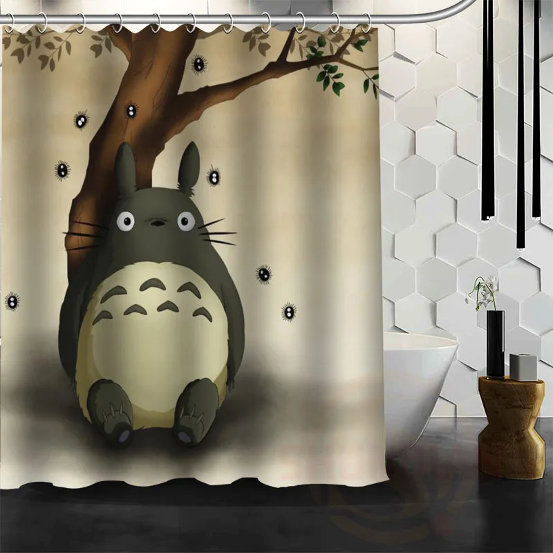 Новинка полностью студийная занавеска для душа с персонажами Тоторо