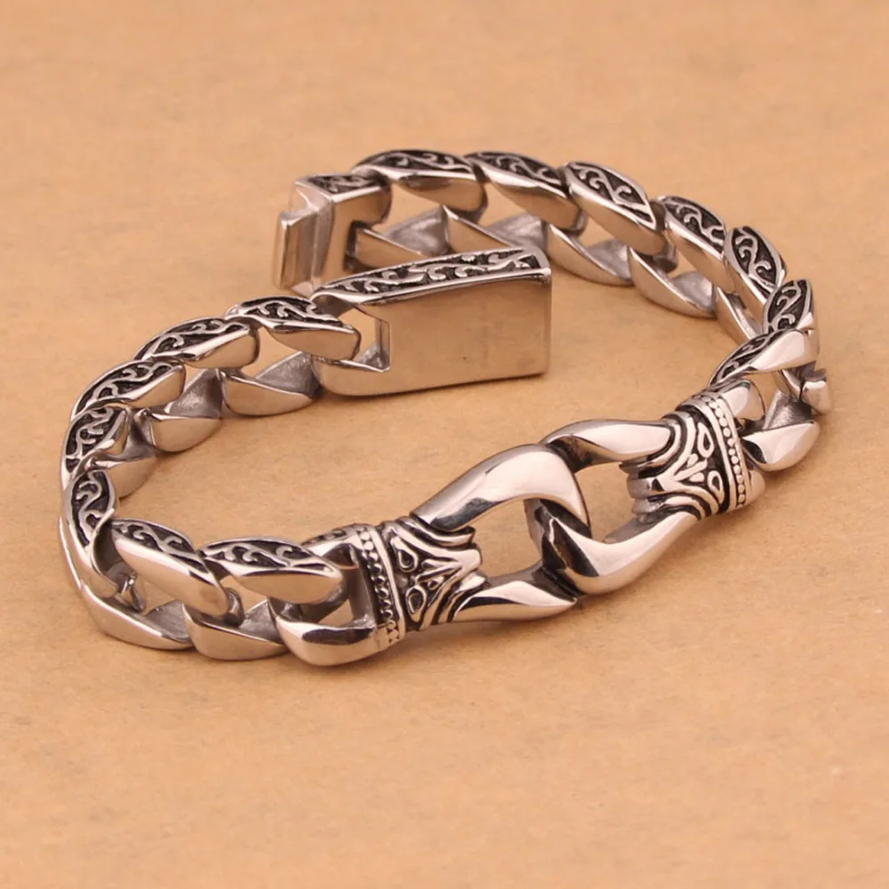 Цепочка Из Нержавеющей Стали 316L 12 мм|bracelet chain|bracelet brandbracelet fashion |