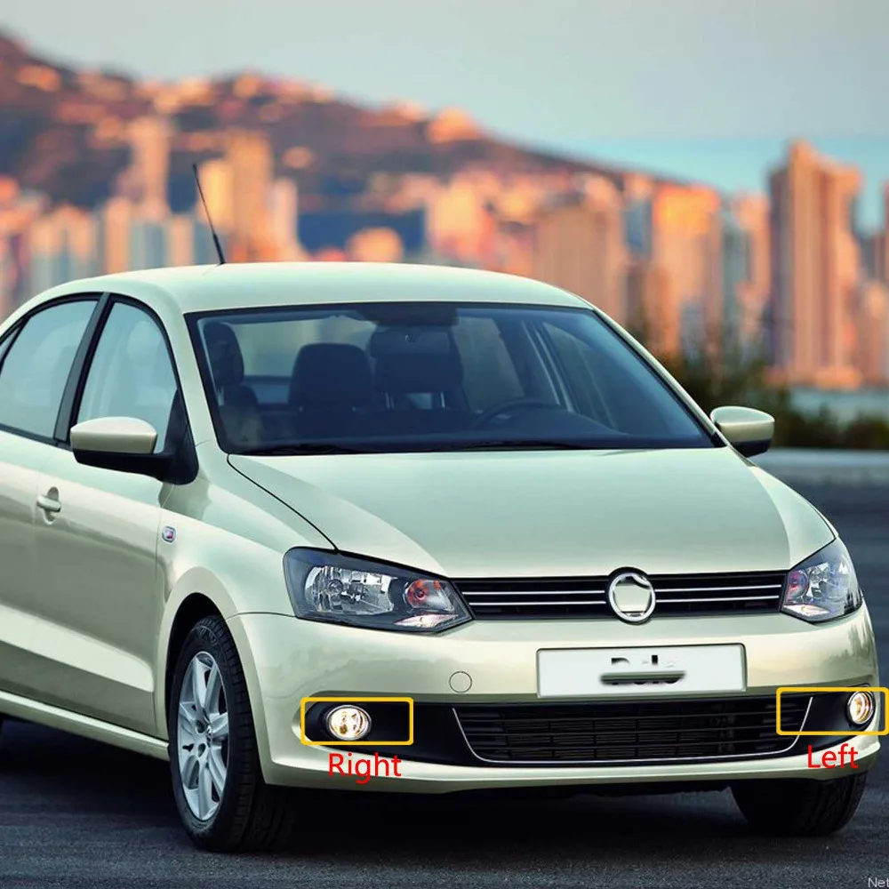 Для VW Polo Vento Sedan седан 2011 2012 2013 светодиодный противотуманный светильник противотуманная фара решетка крышки жгута в сборе