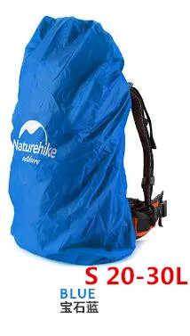 Naturehike рюкзак с защитой от дождя Открытый водонепроницаемый грязевой пылезащитный чехол для альпинизма пешего туризма Дорожный Чехол для рюкзака 30L-75L - Цвет: S Blue