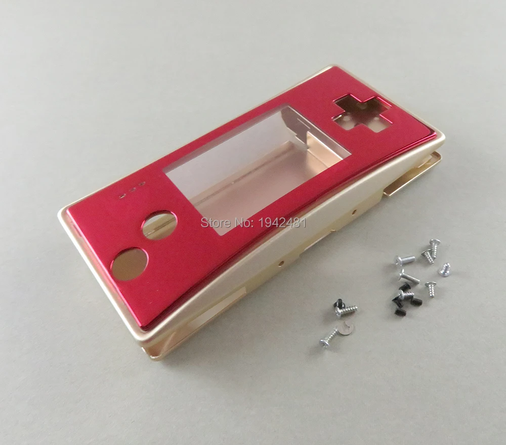 1 шт. сменный корпус чехол для GameBoy Micro GBM Лицевая панель 5 цветов оболочка винт