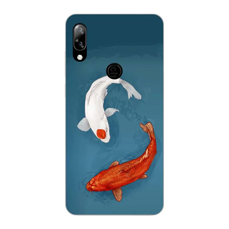 Модный мягкий чехол для телефона s Для Doogee N10/Y7 5,8", Чехол с рисунком Розы и Волка, силиконовый чехол для задней панели телефона, Fundas Para