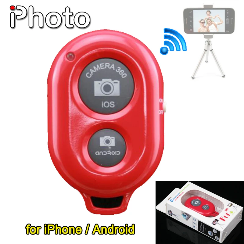 Телефон Bluetooth Remote Камера Спуск затвора объектива Дистанционное управление для