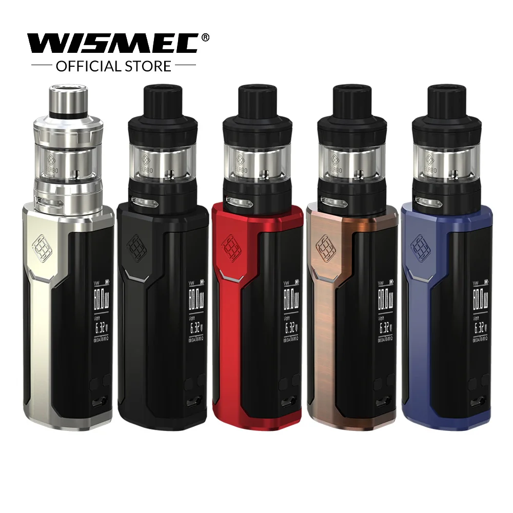 Оригинальный комплект Wismec P80 с мини баком Elabo 2 мл 80 Вт макс. выход в боксе