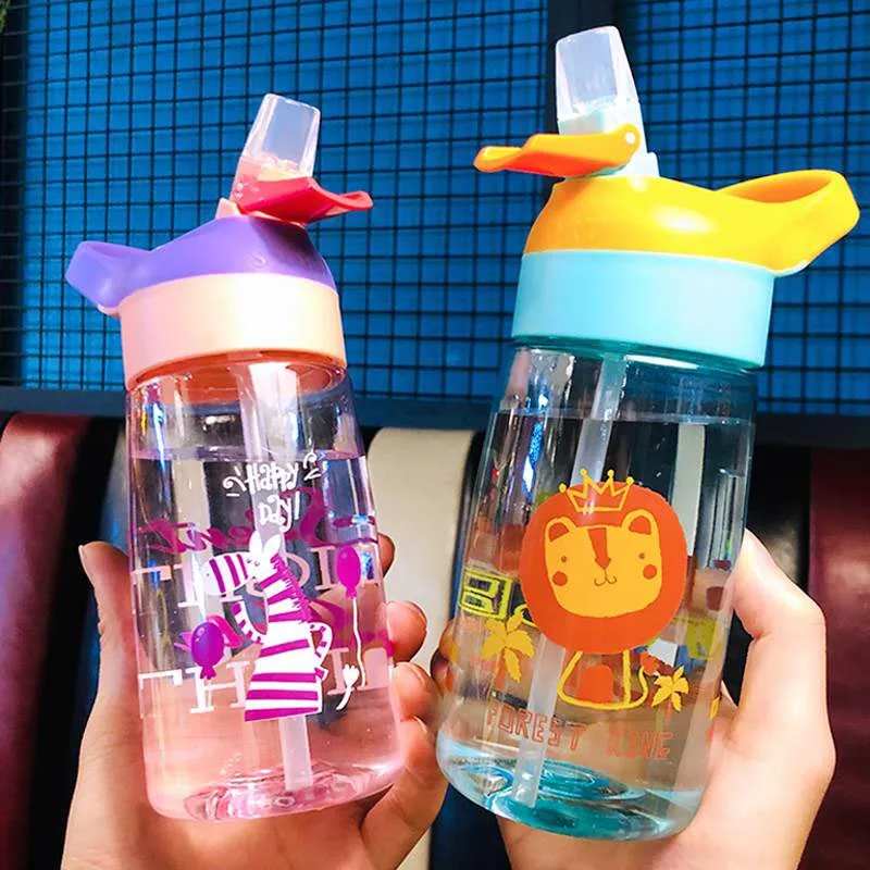 Детские бутылочки для воды 500 мл 3 цвета чашка новорожденных обучения кормлению