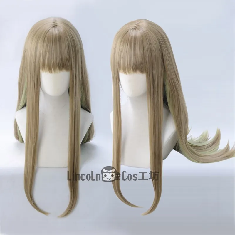 Парики для косплея SINoALICE Hansel Gretel Длинные прямые градиентные смешанные парики