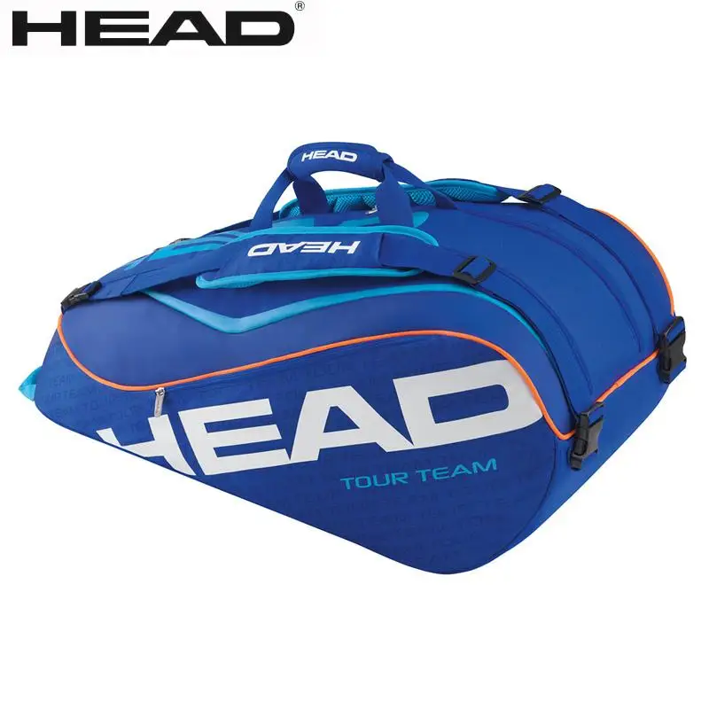 Голова натуральная Pro Теннис сумка Tour Team Рюкзак для 9 шт. Многофункциональный