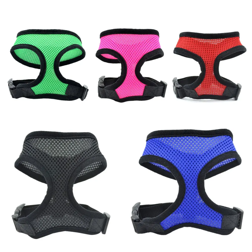 Регулируемый мягкий дышащий ошейник для собак нейлоновый сетчатый щенков кошек