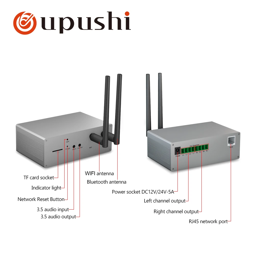 Oupushi KD-907 Wifi подвесной динамик для Украшения Ресторана магазина настенный динамик