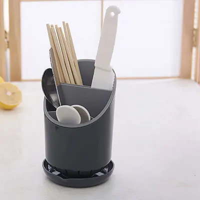 black Рекламная вешалка Cocina, полка, съемный пластиковый дренаж, палочки для еды, домашний Кухонный Контейнер для домашних принадлежностей, не складывающаяся стойка - Цвет: black