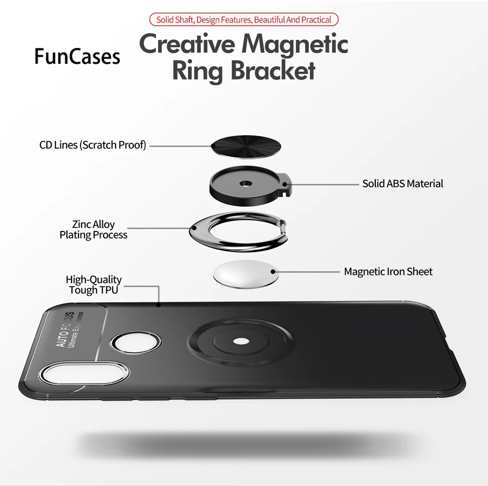 Чехол для телефона iPhone X Case 8 Plus силиконовый Магнитная подставка чехол XS Max 5 5S 6 S 7 - Фото №1