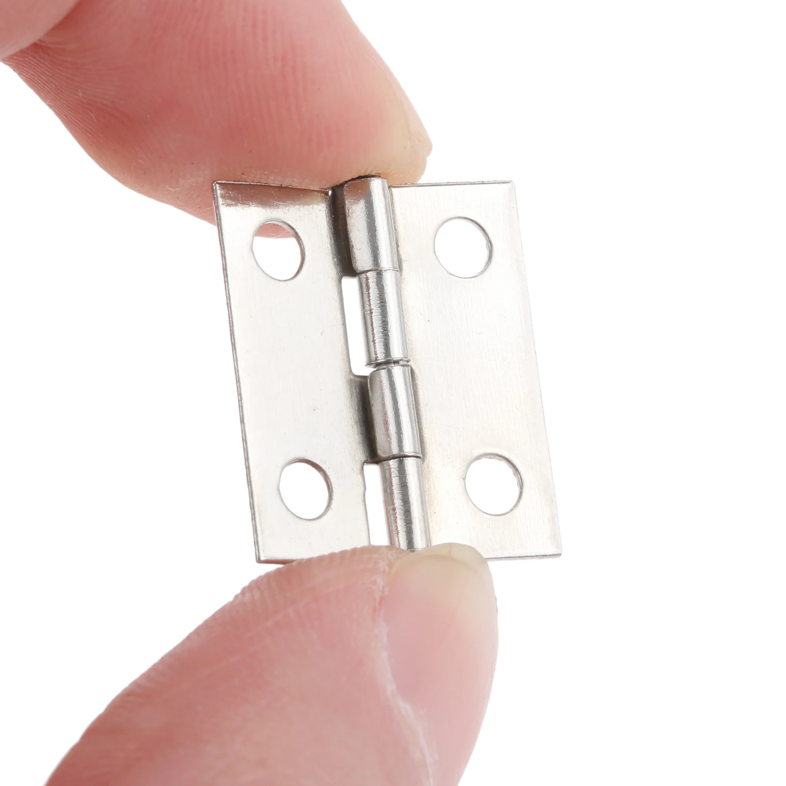 20Pcs Vintage Door Cabinet Mini Hinges 4 Holes Decor Jewelry Wood Boxes Luggage Furniture Decoration 18*16mm Silver/Gold | Обустройство