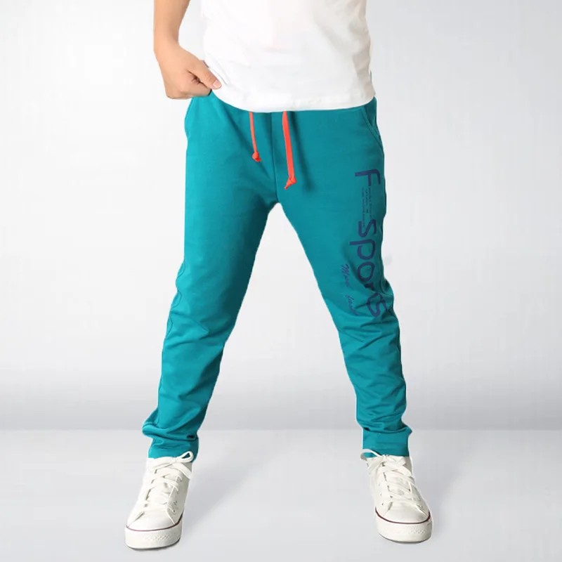 Спортивные брюки для мальчиков на весну и осень длинные спортивные детские