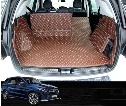 

Высшее качество! Специальные коврики для багажника Mercedes Benz ML 350 W166 2015-2012, прочные коврики для карго ML350 2014, бесплатная доставка