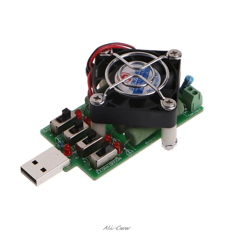 Регулируемый usb резистор с 15 токами тестер емкости разряда|Тестеры