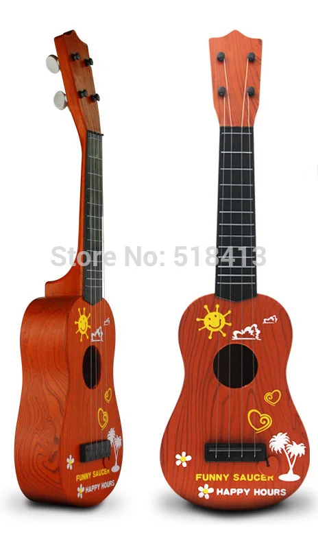 

Baby Toy Music Simulation Preschool Children Can Play Guitar Small Mini Puzzle String Type Unisex Plastic Educational 5-7 Years