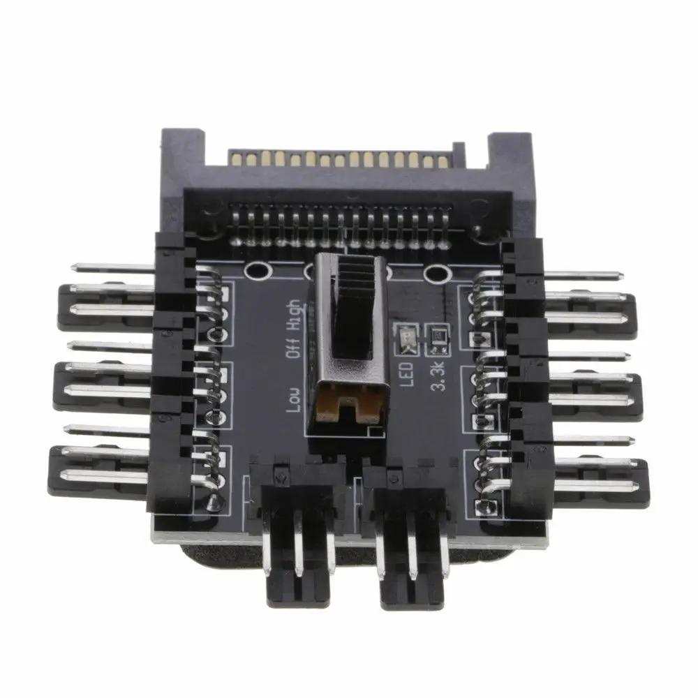 От 1 до 8 канальный концентратор 12V Поддержка SATA Питание сплиттер адаптер шт