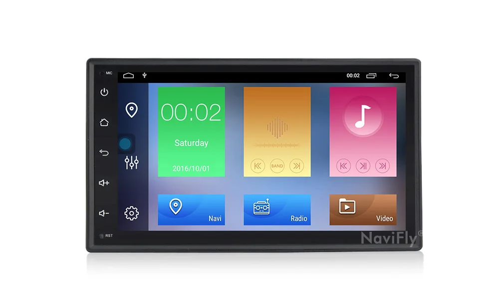 NaviFly 32G rom Android 9,1 автомобильный fm-радио USB кассета для Nissan Toyota peugeot KIA Автомобильный мультимедийный с wifi 4G SWC RDS BT DVR