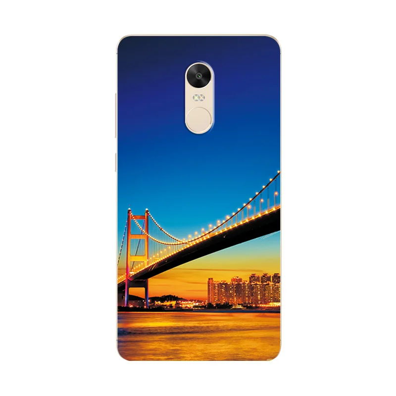 Soft TPU Phone Case For Xiaomi Redmi Note 4 Cover Colorful Painted Novelty Shell Para 4X 5.5&quot Capa Fundas |
