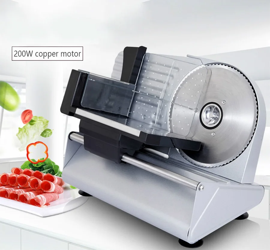 Электрический слайсер 200 Вт домашний ломтик ягненка ломтики мяса для хлеба