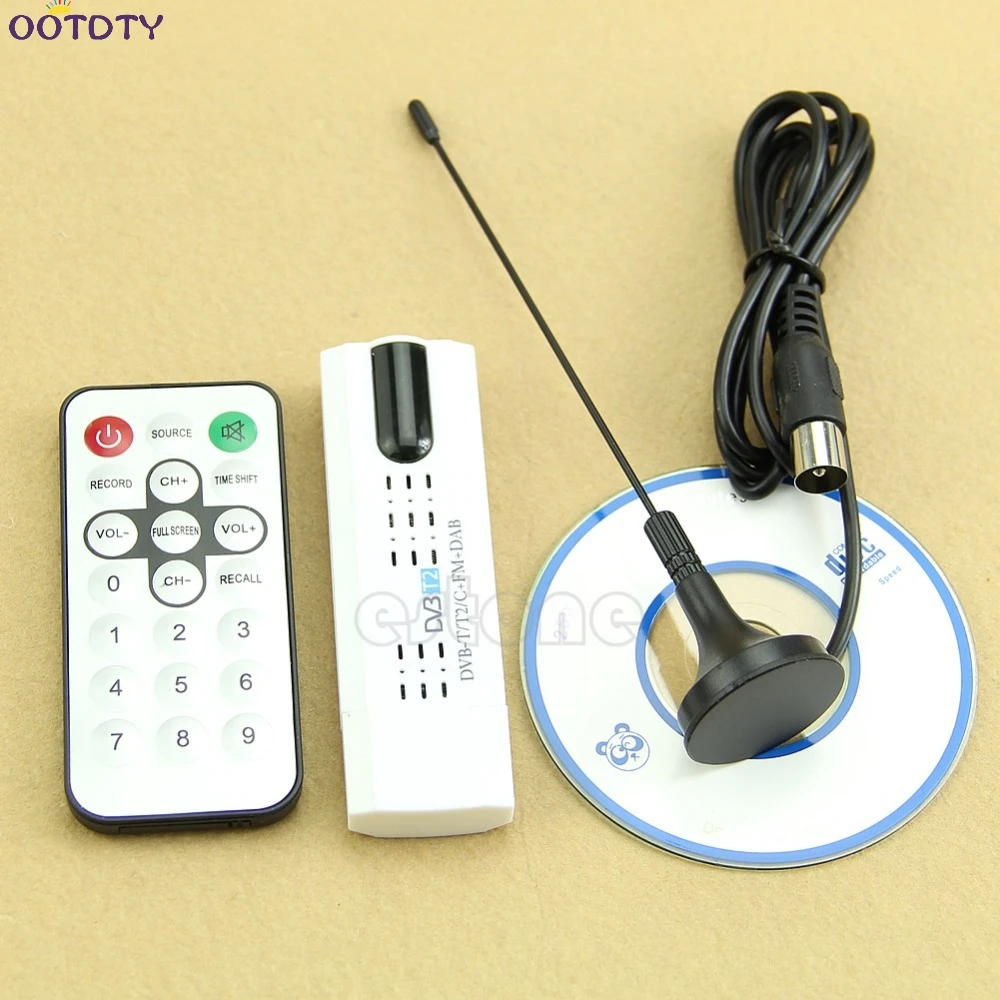 USB-адаптер DVB-T2 / DVB-T DVB-C + FM DAB цифровой HDTV-адаптер тюнер приемник | Электроника
