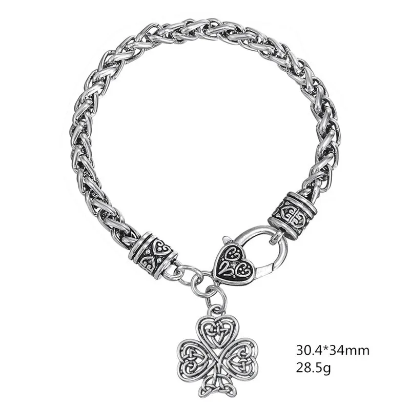Бренд teamer браслет с подвеской в виде четырехлистного клевера|charm bracelet|bracelet brandbrand