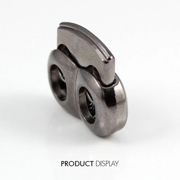 Черный пистолет металлическая пробка тумблер Пряжка веревка зажим шнура Замки