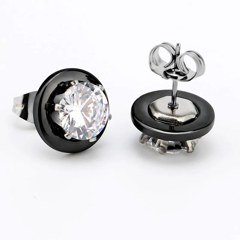 Хит продаж Свадебные Ювелирные наборы с кристаллами черные и белые керамические