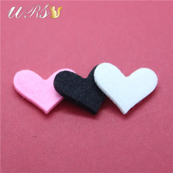 large heart Красочные войлочные подушечки для эфирного масла диффузный парфюм медальон кулон плавающий медальон(подходит для медальона только в нашем магазине - Окраска металла: large heart