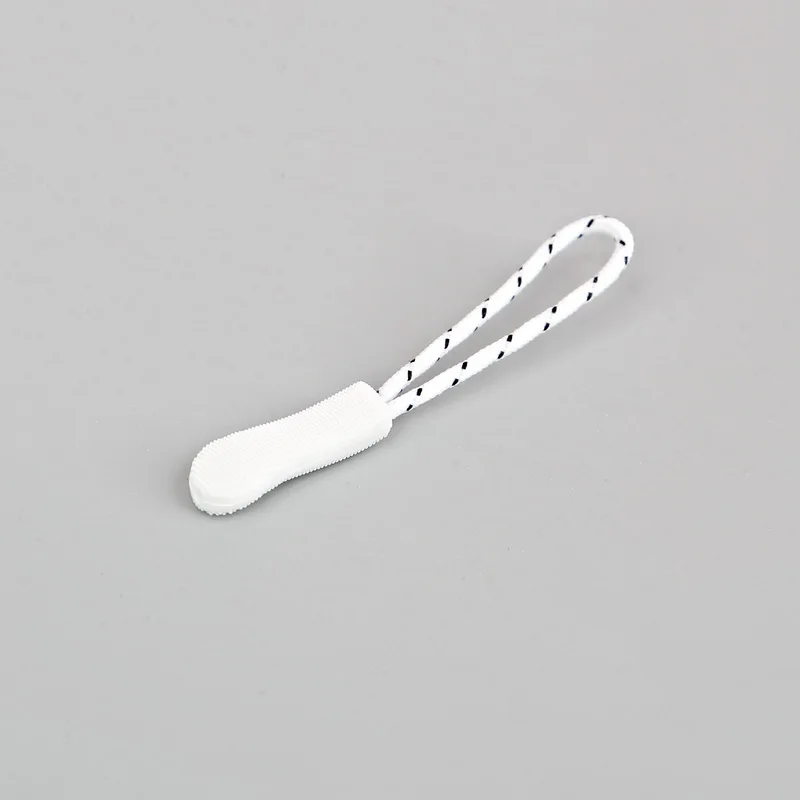 White Dot 10/20 штук молния тянуть Съемник конец верёвка для упражнений тег сменный зажим сломанной Пряжка Fixer Zip шнур Tab дорожная сумка, чемодан палатка, рюкзак - Цвет: White Dot
