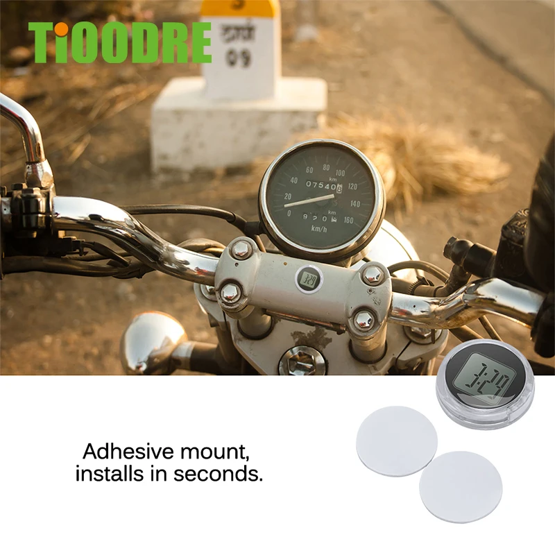TiOODRE новые мини точные мотоциклетные цифровые часы водонепроницаемые