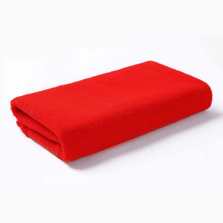 1pcs 30*70cm Miicrofiber Fabric Soft Towel Hand Bathroom Room Car Cleaning Towels badlaken toalla Toallas Mano Gift 42008 - Цвет: red