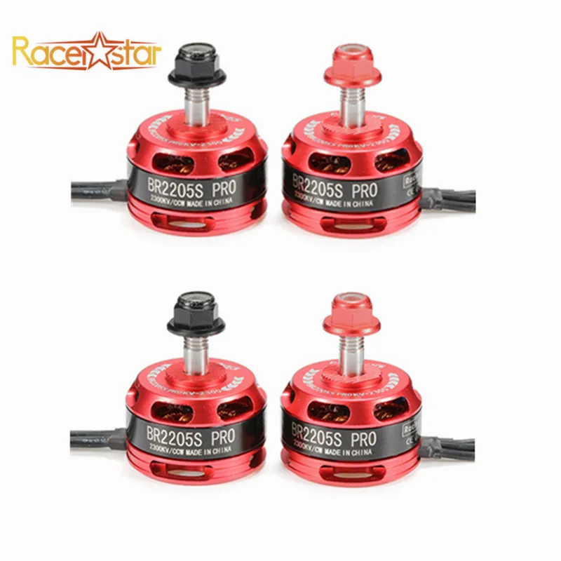 4 шт. Racerstar Racing Edition 2205 BR2205S PRO 2300KV 2 5S бесщеточный двигатель для X210 X220 250 FPV Racer RC Drone