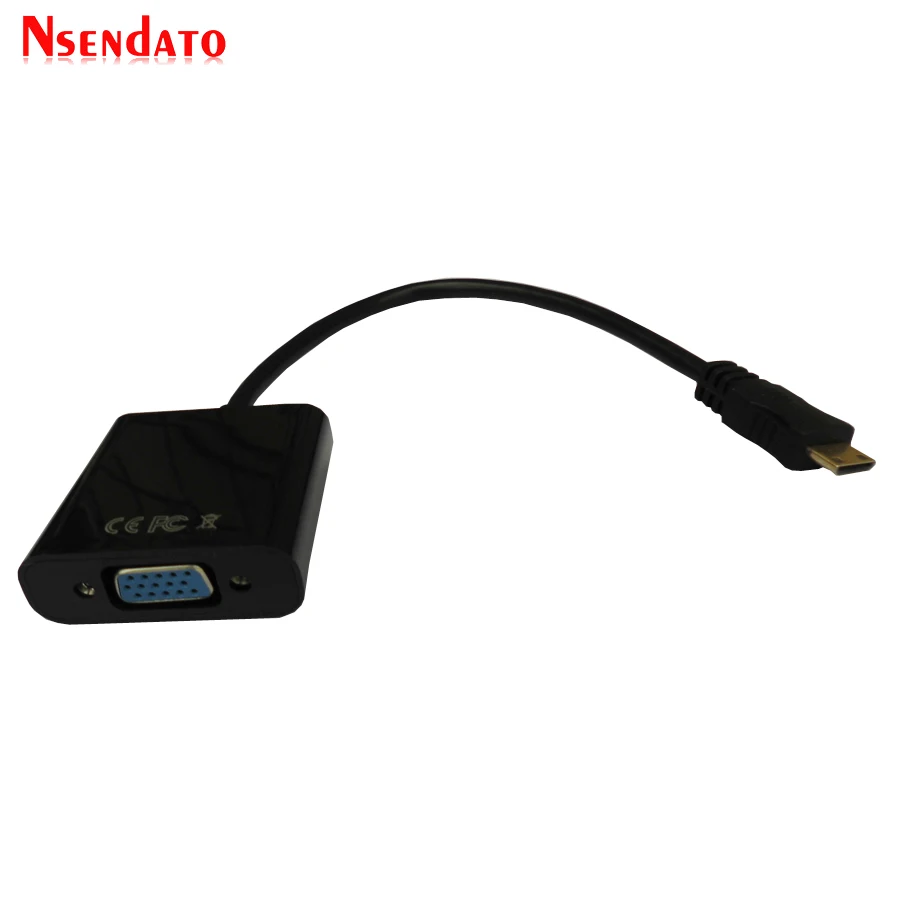 HDMI Мужской к VGA Женский адаптер мини HDMI к VGA кабель с аудио микро USB кабели HDMI конвертер для xbox 360 PS3/4 камеры HDTV