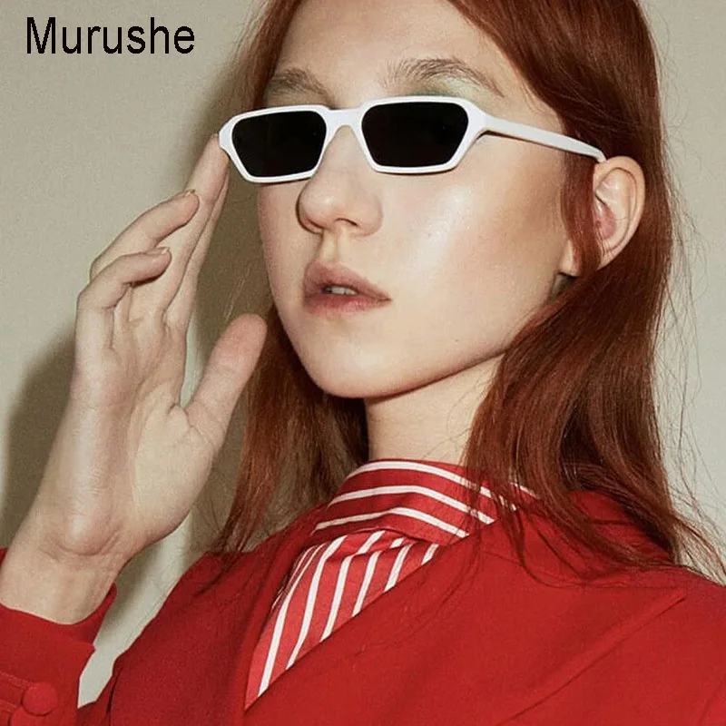 Murushe 2018 Винтаж Квадратные Солнцезащитные очки Для женщин Flat Top ретро леопард для