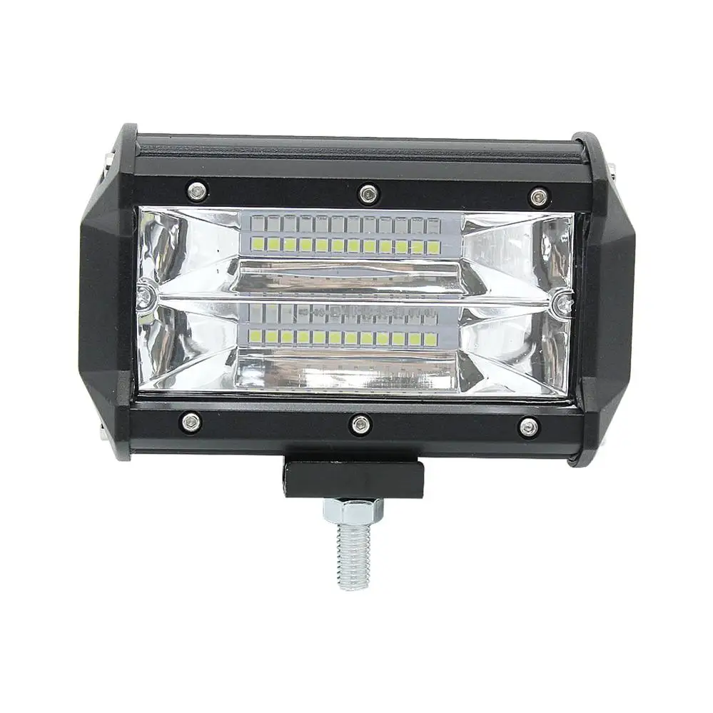 5 inch 72W 12V 24V ANBLUB 5 9 15 20 23 дюймов Автомобильный рабочий светильник 9-30 в 72 Вт 144 Вт 216 Вт 288 Вт 324 Вт 6000 К комбинированный светодиодный рабочий светильник для грузовика внедорожника - Цвет: 5 inch 72W 12V 24V