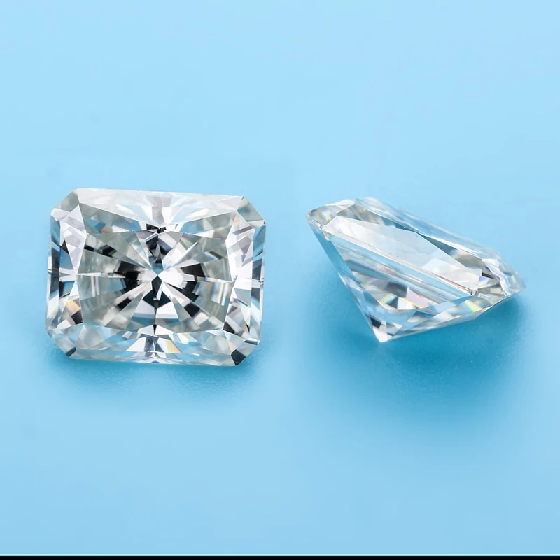 

GH Color Moissanites 8*6mm Radiant Cut Moissanites Loose Gemstones for Jewelry Making