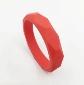 rose red BPA Бесплатно Силиконовый браслет Ребенка При Прорезывании Зубов Ювелирных изделий, Еда класса безопасный для мамы и ребенка подарок для ребенка - Окраска металла: rose red