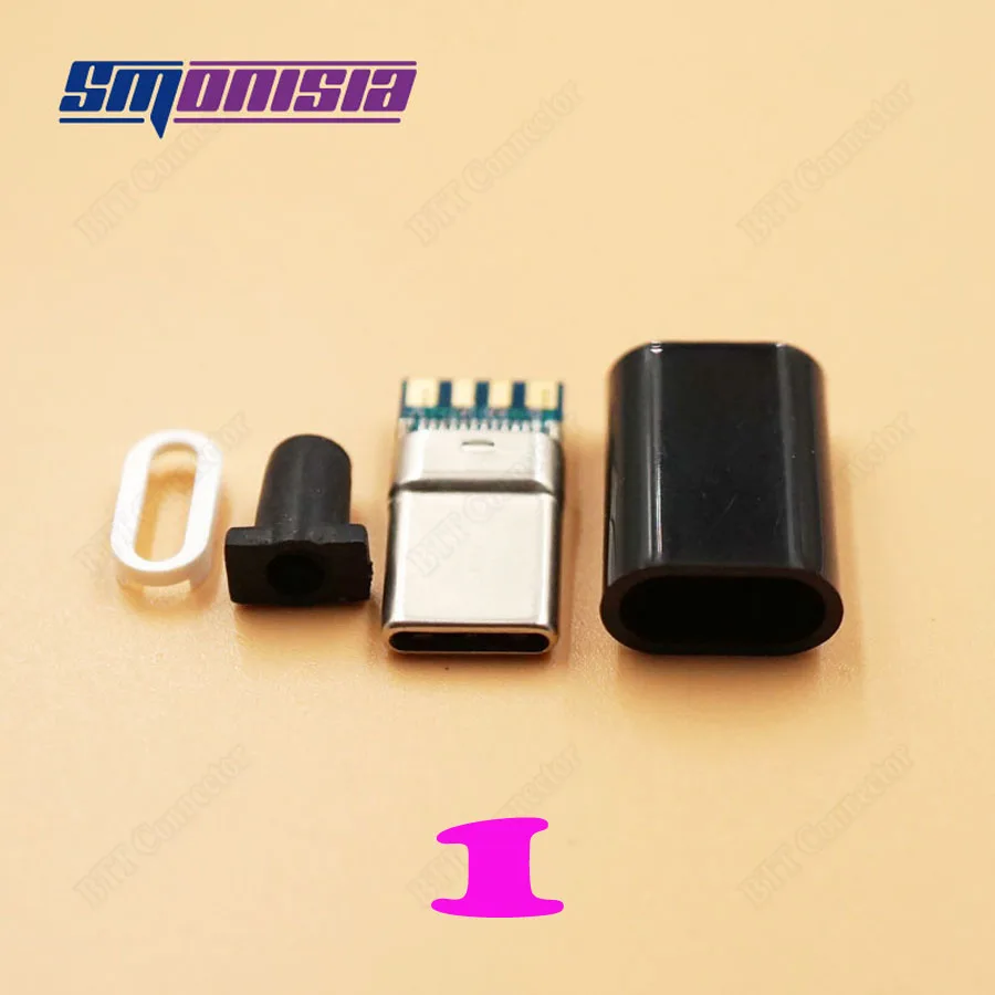 7 моделей 35 шт./лот USB 3 1 2 0 Type C Штекерный разъем Micro USB-C 4 в разъемы PCB для телефона