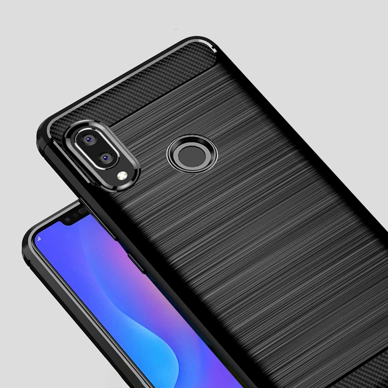 Для Asus Zenfone Max Pro M2 ZB631KL ZB633KL чехол из углеродного волокна Мягкий ТПУ силиконовый