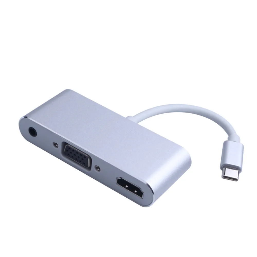 Высококачественный адаптер Usb Type C мама концентратор USB 5 в 1 HDMI 3 0 с зарядным