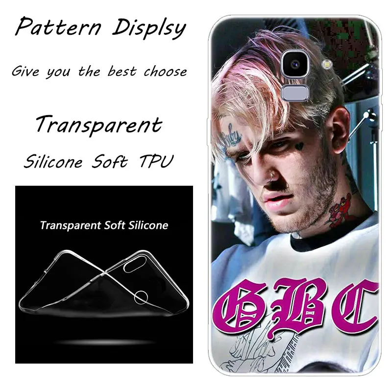 Горячая Lil открытым Rap хип силиконовый чехол для телефона для samsung Galaxy J8 J6 J4 J2 Core J5 J6 J7 Prime J3 ЕС J4 plus Мода - Цвет: 015