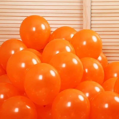 Orange 10 дюймов 30, 50 шт в наборе, гелиевые латексные шарики для вечеринки кружевные шелковые трусики перламутрового оттенка для свадьбы, годовщины, дня рождения вечерние украшения Детские игрушки Воздушные шары JL0017 - Цвет: Orange