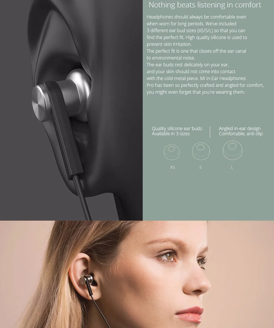 Xiaomi mi In-Ear Hybrid Pro HD наушники с шумоподавлением mi c гарнитура для Xiaomi Redmi Note 7