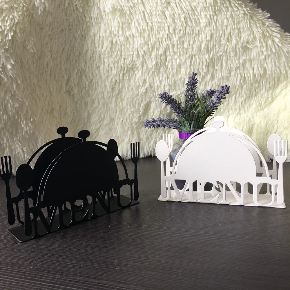 Креативный модный кухонный Железный держатель для салфеток бумажных полотенец